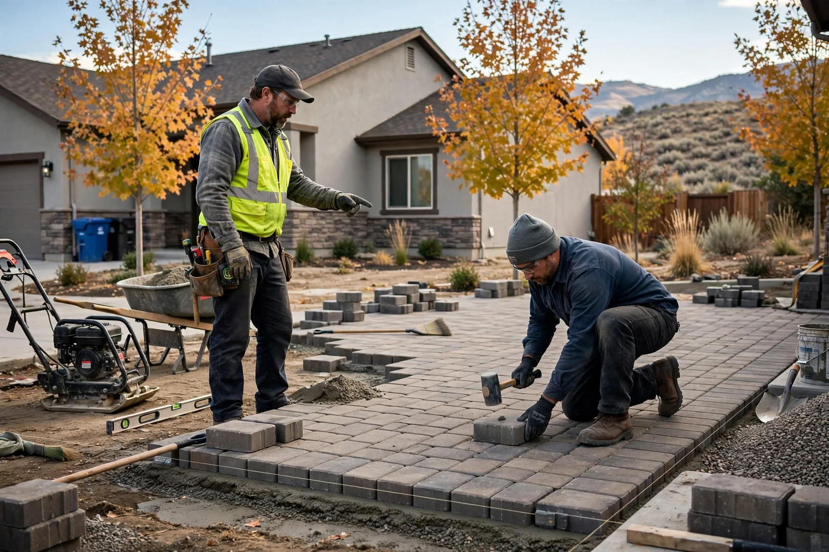 Paver Installation project completed by South Jordan Paver Installers in South Jordan, UT